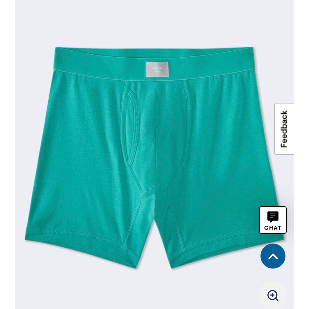 Aeropostale Men's Classic 6"‎ Boxer Brief – Cali Turquoise – Size Large – NWT